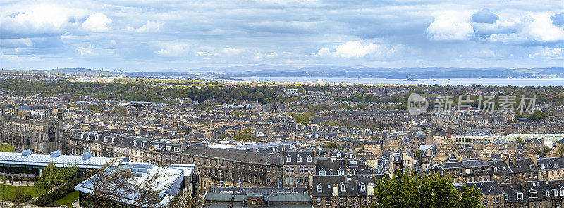 来自苏格兰爱丁堡的Calton Hill Panorama